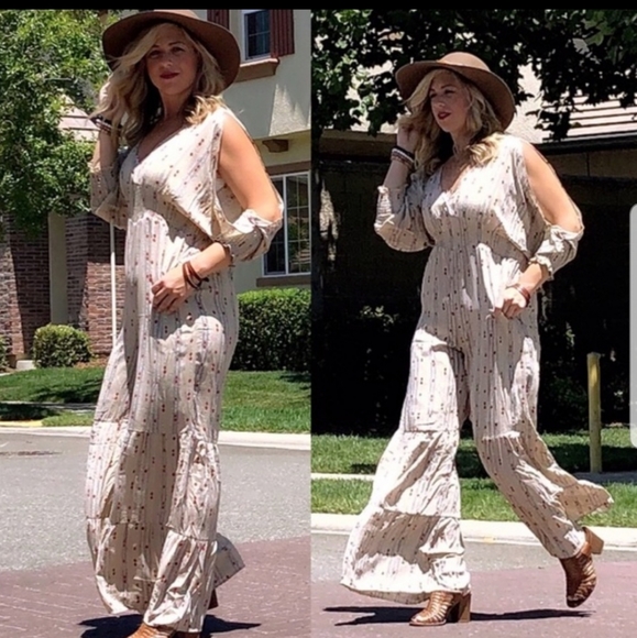 Boho Dream❇ Wide Leg Jumper Multi print - Picture 4 of 5